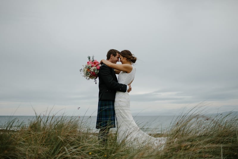 Bride and Groom in a Fairytale Setting